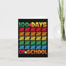 Search for 100 days cards First day of school