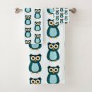 Search for owls bath towels Illustration