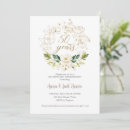 Search for flower 50th anniversary invitations Celebration