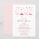 Search for umbrella bridal shower invitations Hearts