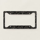 Search for girly license plate frames Black