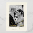 Search for gold wedding thank you cards Black