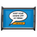 Search for funny serving trays Blue