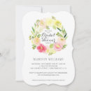 Search for floral bridal shower invitations Rustic
