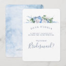 Search for hydrangea bridesmaid cards Maid of honor