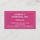 Search for pediatrician business cards Physician