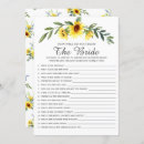 Search for game bridal shower invitations Floral