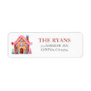 Search for gingerbread man return address labels House