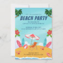 Search for luau hawaiian pool party cards stamps Beach