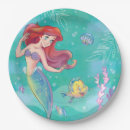 Search for watercolor paper plates Mermaid