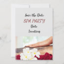 Search for spa massage invitations Bridal