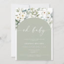 Search for sage green invitations Oh baby