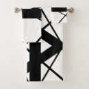 Search for modern geometric bath towels White