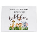 Search for wild one gift bags Safari animals
