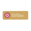 Search for lotus flower return address labels Namaste