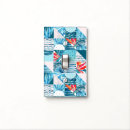 Search for teal light switch covers Palm tree