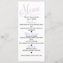 Search for lavender dinner menus Party
