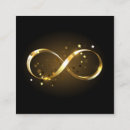 Search for infinity symbol business cards Glow