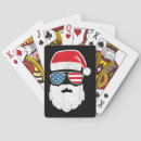 Search for santa claus playing cards Face