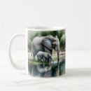 Search for elephant mugs Watercolor
