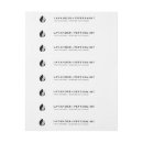 Search for envelope wrap return address labels Modern