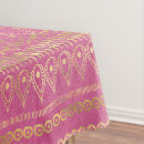 Search for pink and gold tablecloths Boho