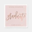 Search for graduation napkins Girl