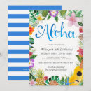 Search for luau birthday invitations Floral