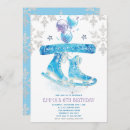 Search for ice skating birthday invitations Blue