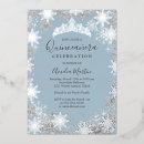 Search for snow birthday invitations Blue