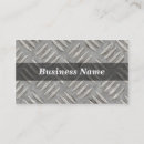 Search for diamond plate business cards Contractor