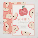 Search for apple birthday invitations Autumn