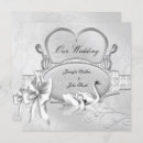 Search for swan wedding invitations White