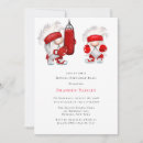 Search for boxing glove invitations Red