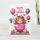 Search for daughter 16th birthday cards Girl