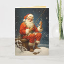 Search for fishing christmas cards Fisherman
