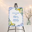 Search for lemon bridal shower welcome signs Bride