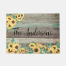 Search for sunflower doormats Rustic