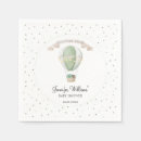 Search for hot air balloon napkins Gender neutral