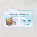 Search for flight attendant business cards Airplane