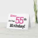 Search for sister 55th birthday For her