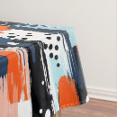 Search for orange and white tablecloths Dots