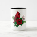 Search for cardinal mugs Red berries