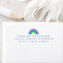 Search for cute return address labels Colorful