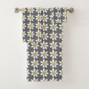 Search for gray and yellow bath towels Pattern