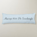Search for always kiss me goodnight pillows Blue