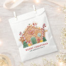 Search for christmas favor bags Gingerbread