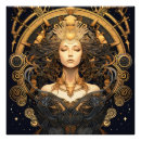 Search for art deco lady posters Gold