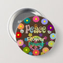 Search for 1960s buttons Peace