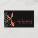 Search for koi fish business cards Watercolor